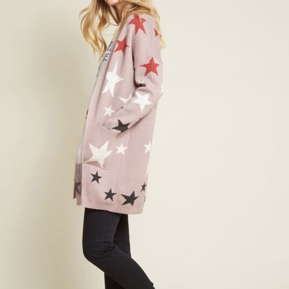Modcloth Sweaters - Modcloth From Star to Finish Oversized Cardigan M